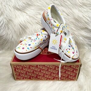 Vans Era Stacked UV Ink Floral White Sneakers Size 7.5 Women’s